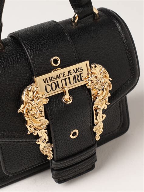 borsa versace nera e dorata|Borse Versace Jeans Couture da donna .